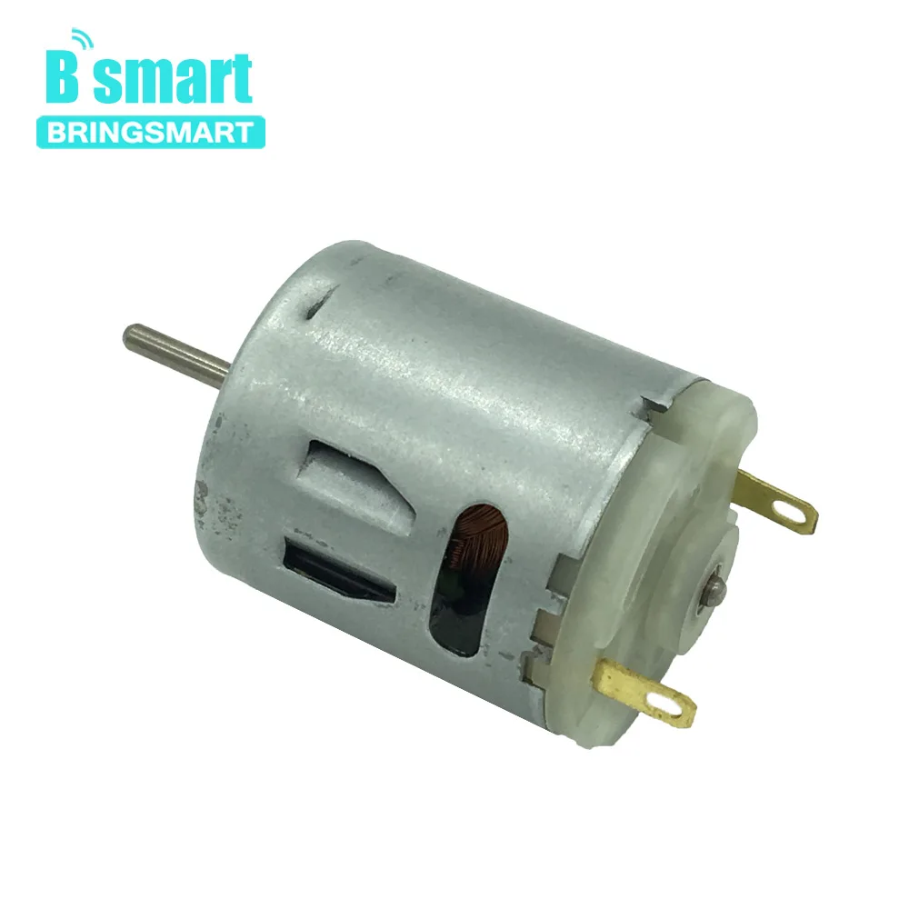 Bringsmart RS365 высокоскоростной мотор постоянного тока 5000-19400r/мин мини электродвигатель 7,2 V 12V 18V 24V для фена для волос двигатель постоянного тока