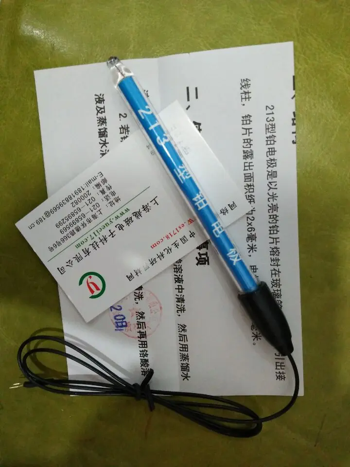 213 Тип платинового электрода/металлический протекторный Платиновый электрод