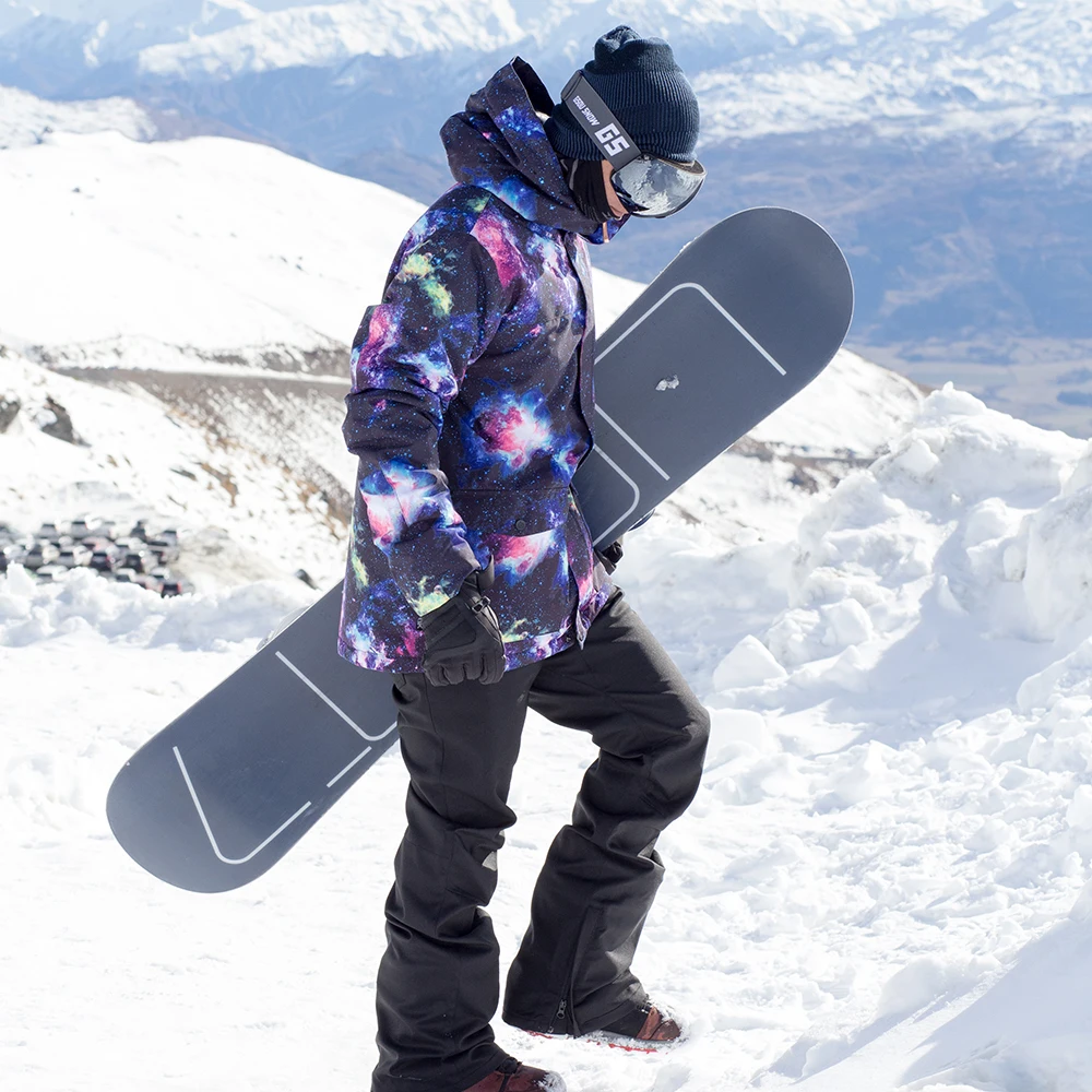 SIMAINING Ski Suit Men Snowboard Jacket + Mountain Skiing Pants Waterproof Breathable Outdoor Winter Snowboarding Warm Snow Set | Спорт и