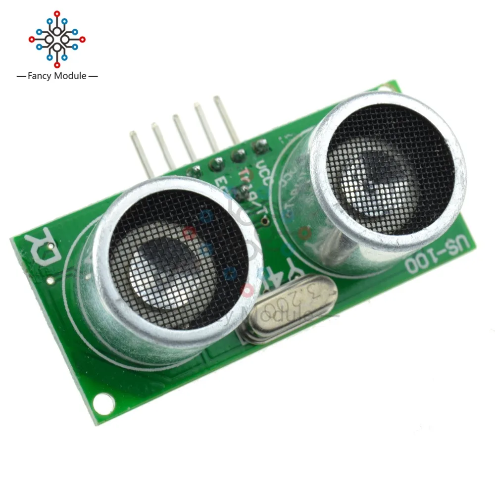 

US-100 Ultrasonic Sensor Module DC 2.4V-5V With Temperature Compensation Range Distance 450cm For Arduino