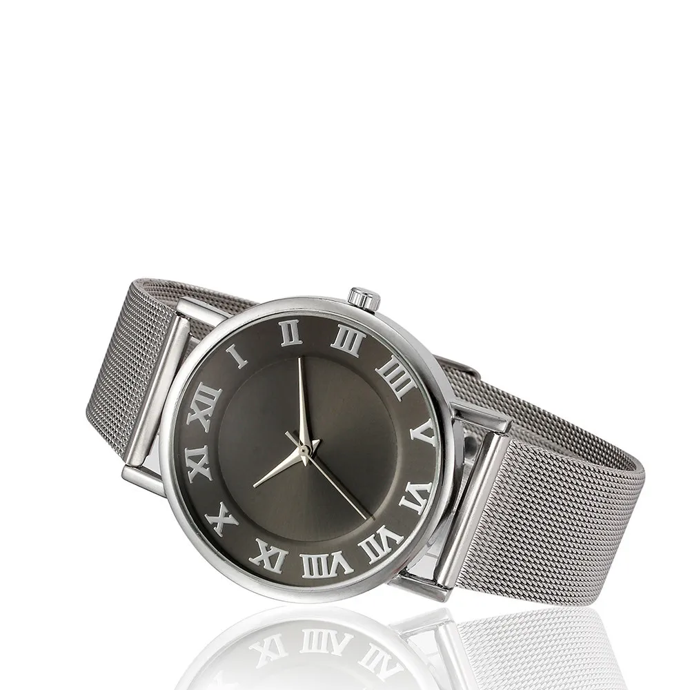 Montre femme дропшиппинг модные серебряные сетчатые Кварцевые часы Женские металлические часы из нержавеющей стали платье часы Relogio Feminino подарок часы