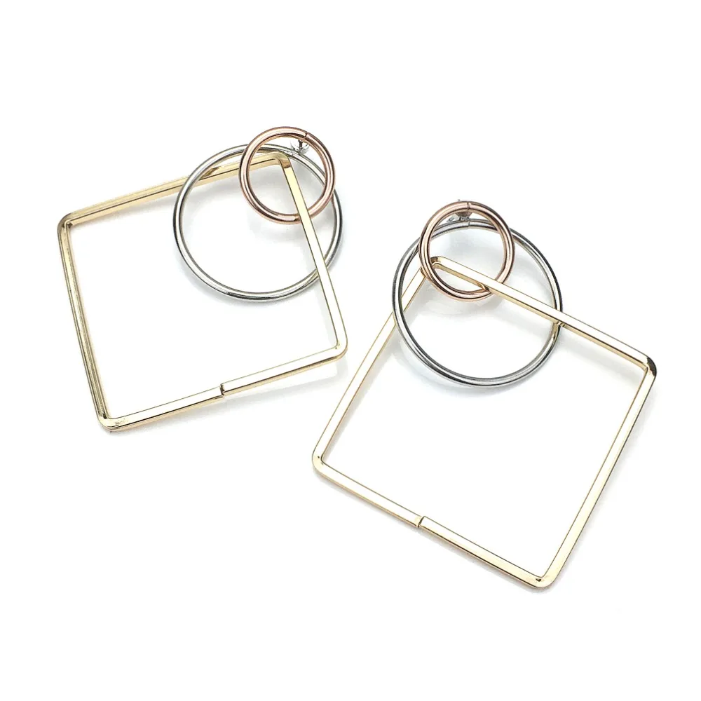 Женские Висячие серьги MANILAI большие геометрические из сплава модные ювелирные