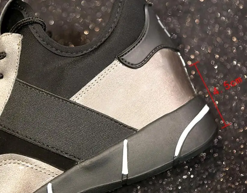 Женская повседневная обувь модная прогулочная на толстой подошве шнуровке