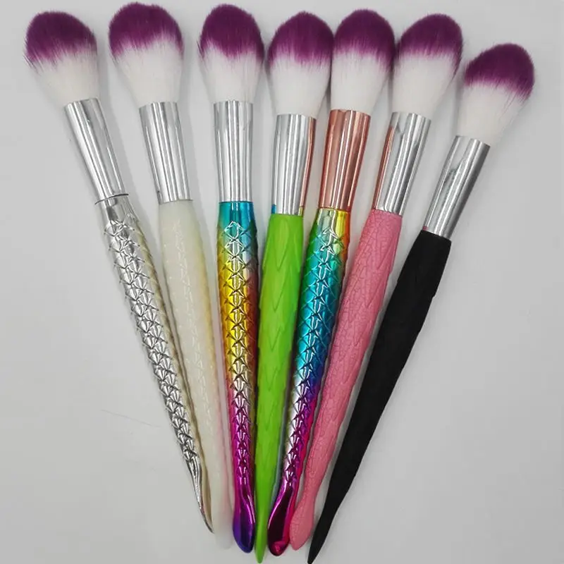Happy макияж Лидер продаж 1 шт. Русалка кисти супер мягкий Косметика Make Up Tool основа