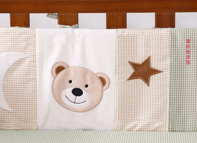 7 шт. Детский Комплект постельного белья с вышивкой | Мать и ребенок