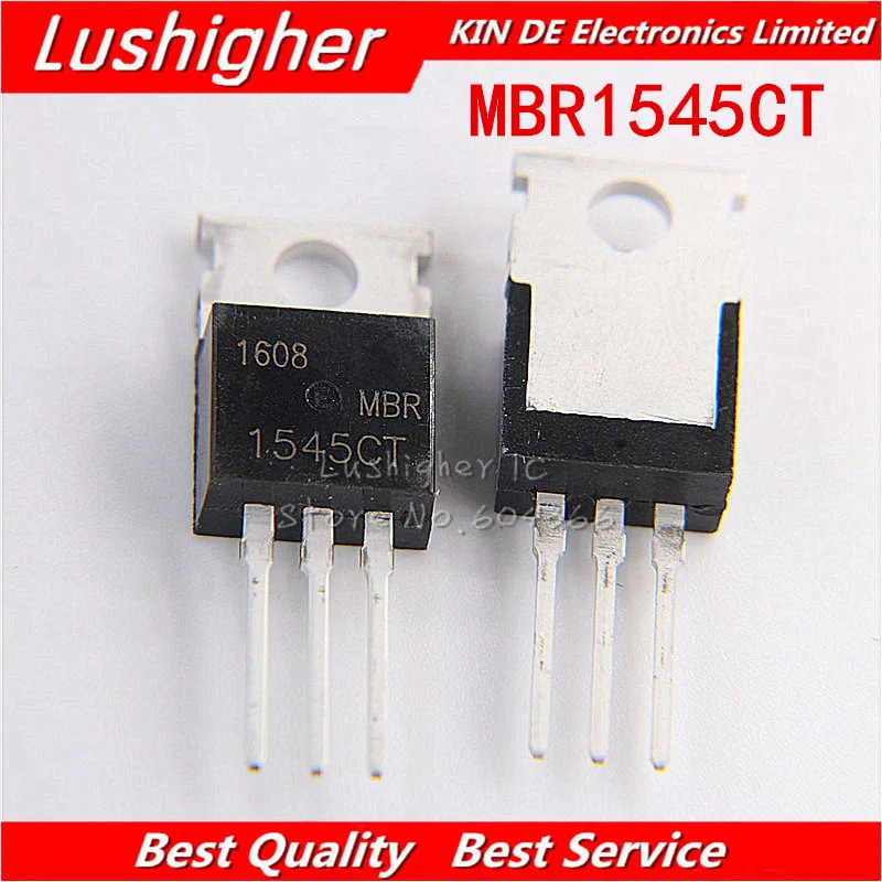 10 шт. MBR1545CT TO-220 B1545G TO220 MBR1545CTG 10 шт. MBR1545CT TO-220 B1545G TO220 MBR1545CTG