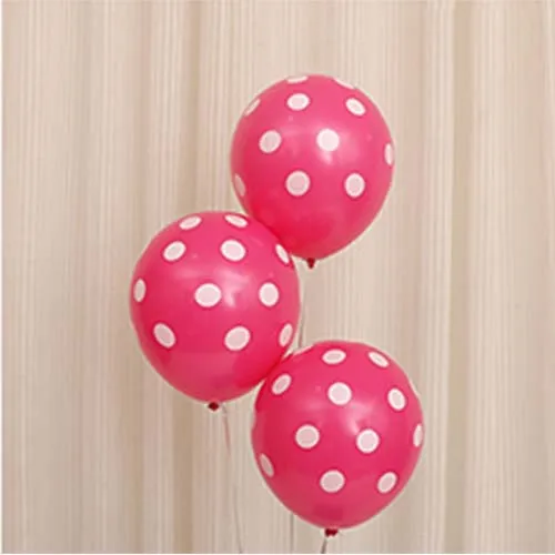 Флуоресцентный желтый 20 шт божья коровка горошек латексные шары globos Микки Минни вечерние подарки на день рождения воздушные шары Свадебный декор Гелиевый шар - Цвет: Флуоресцентный желтый