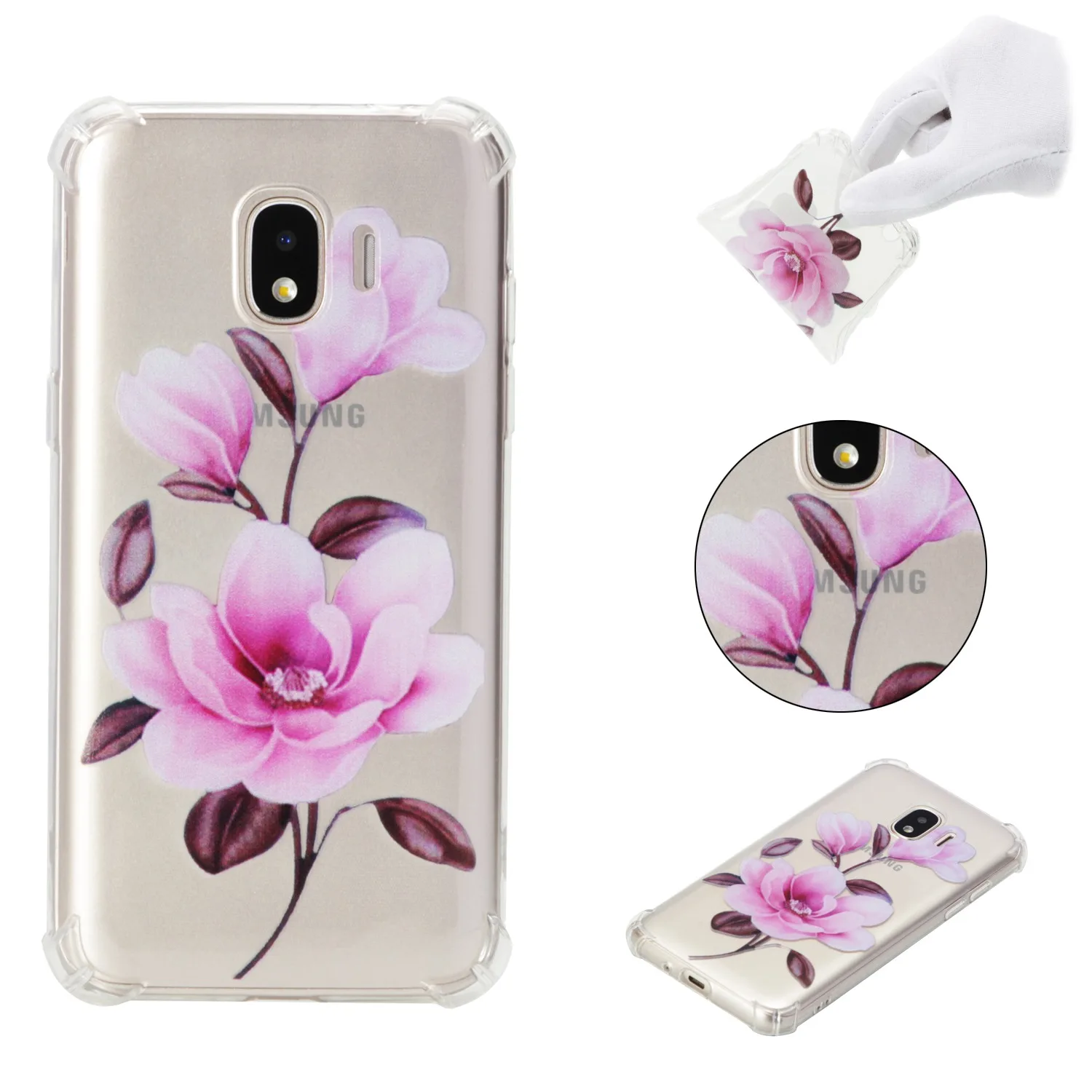 Pattern Case for Samsung J2 Pro 2018 Soft Tpu silicone Phone covers on Grand prime pro Bumper Transparent Anti-fall |