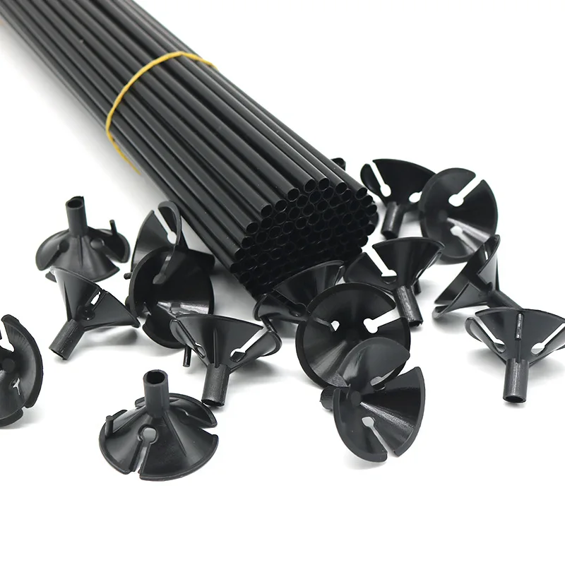 10/20 комплектов Новый Латексный Шар Stick 32 см цветов с золотым чёрного и белого