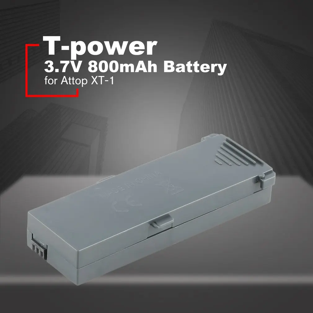 3 7 V 800 mAh литий-ионная аккумуляторная батарея для Attop XT-1 RC Дрон запасная часть