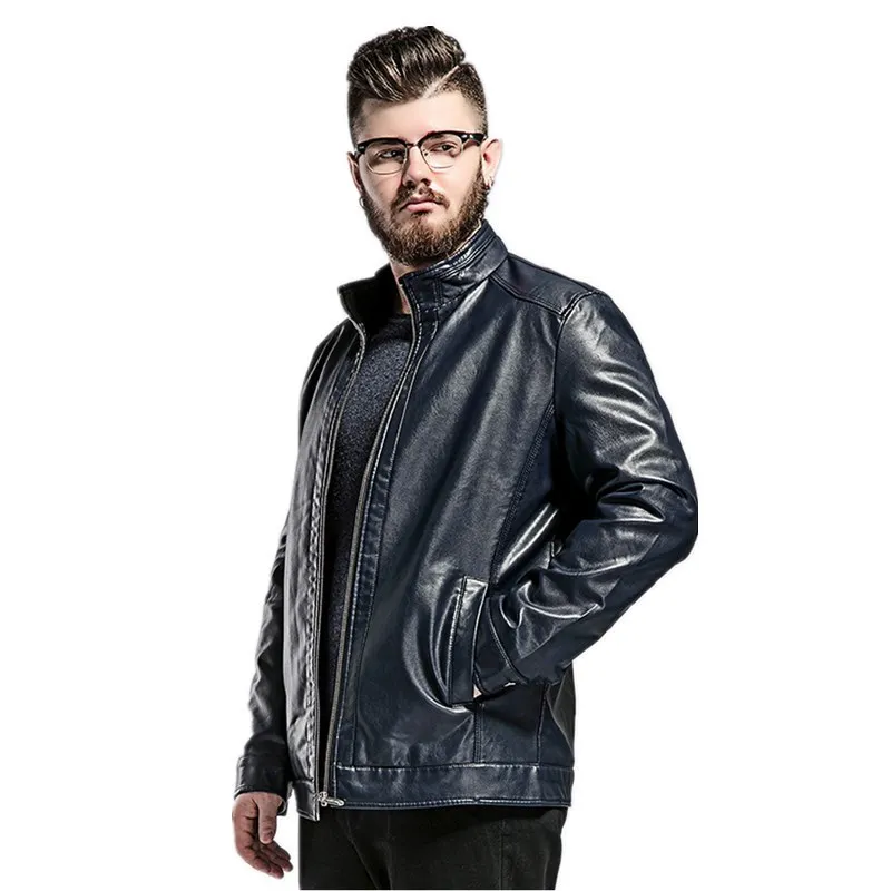 8XL 7XL мужские кожаные куртки jaqueta masculinas Inverno Couro пальто Jaquetas De Мужская зимняя