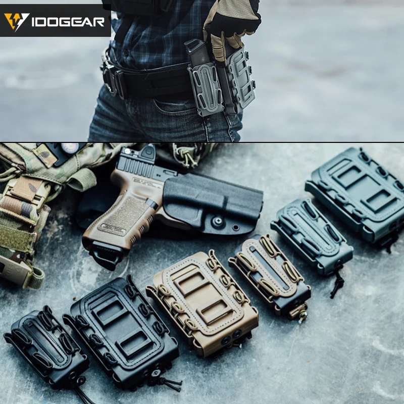 IDOGEAR Молл пистолет Mag военный Журнал Сумка Набор кобура Fastmag Зажим для ремня