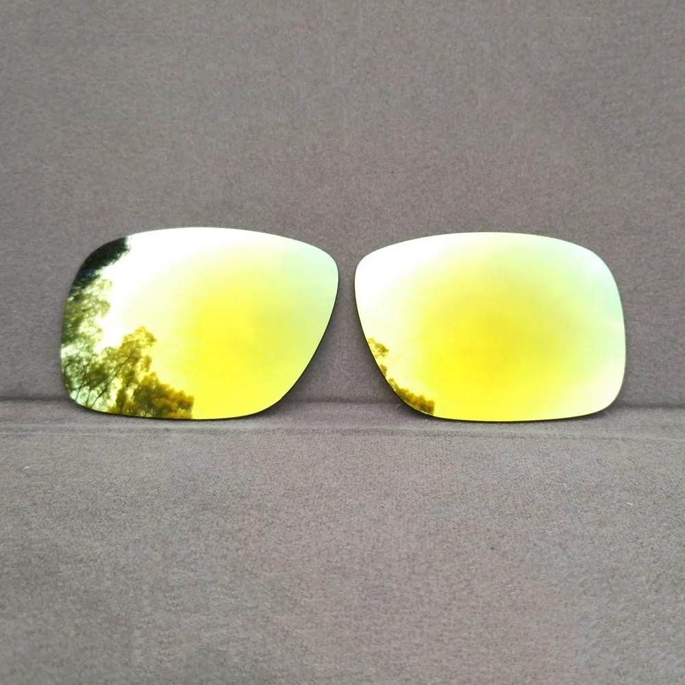 24K Gold Mirrored Polarized Replacement Lenses for Twoface Sunglasses Frame 100% UVA & UVB