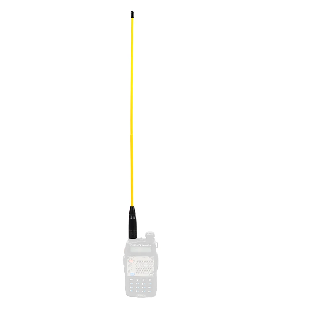 HYS RH-771 SMA-F Ручной Dual Band антенна 144/430 мГц двухстороннее радио мягкая антенны для