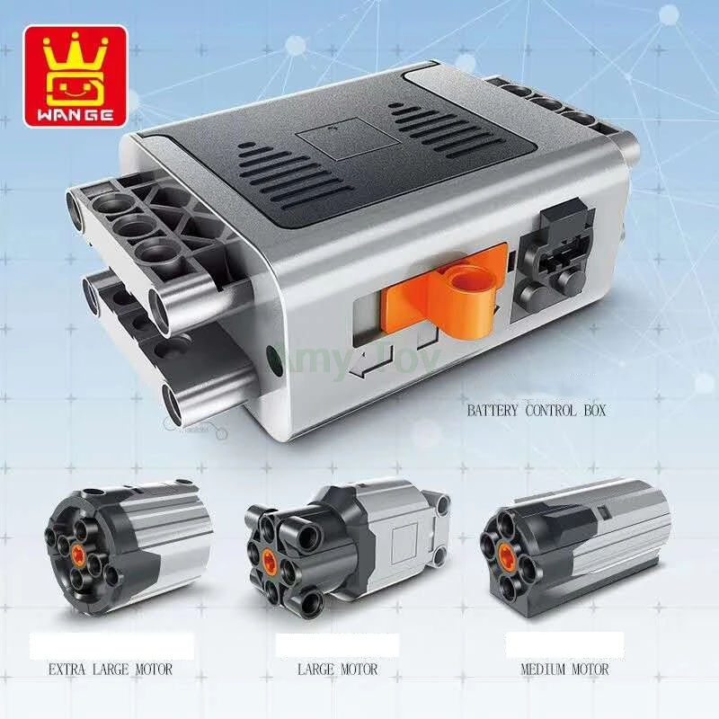 Конструктор Wange 1501 энергетический компонент паровой аккумулятор 3 вида моторов