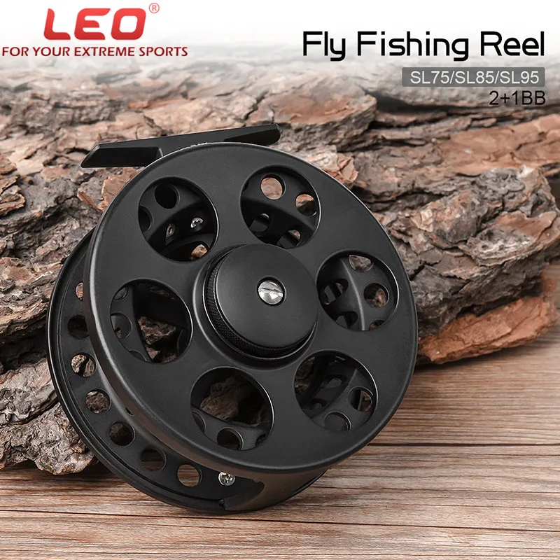 LEO Fly Рыболовная катушка Алюминий сплав 3/4/5/6/7/8 2 + 1 мяч для использования слева