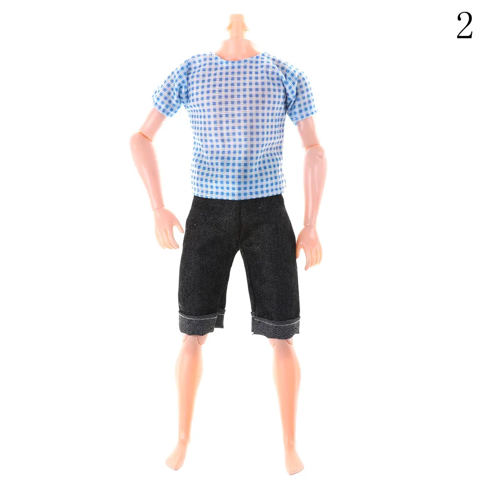 1 комплект модные повседневные костюмы одежда топы штаны для Барби мальчик друг