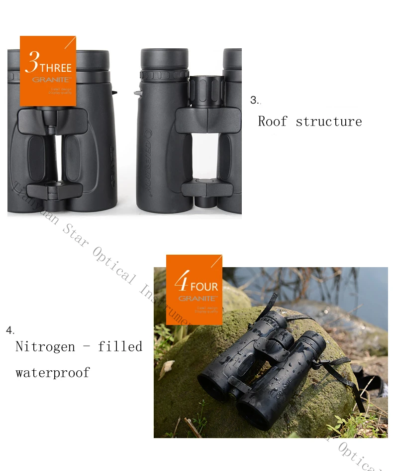 Полностью Мульти-покрытием Opitcs 9* 33ED CELESTRON гранитный бинокль телескоп ED Объективы бинокль