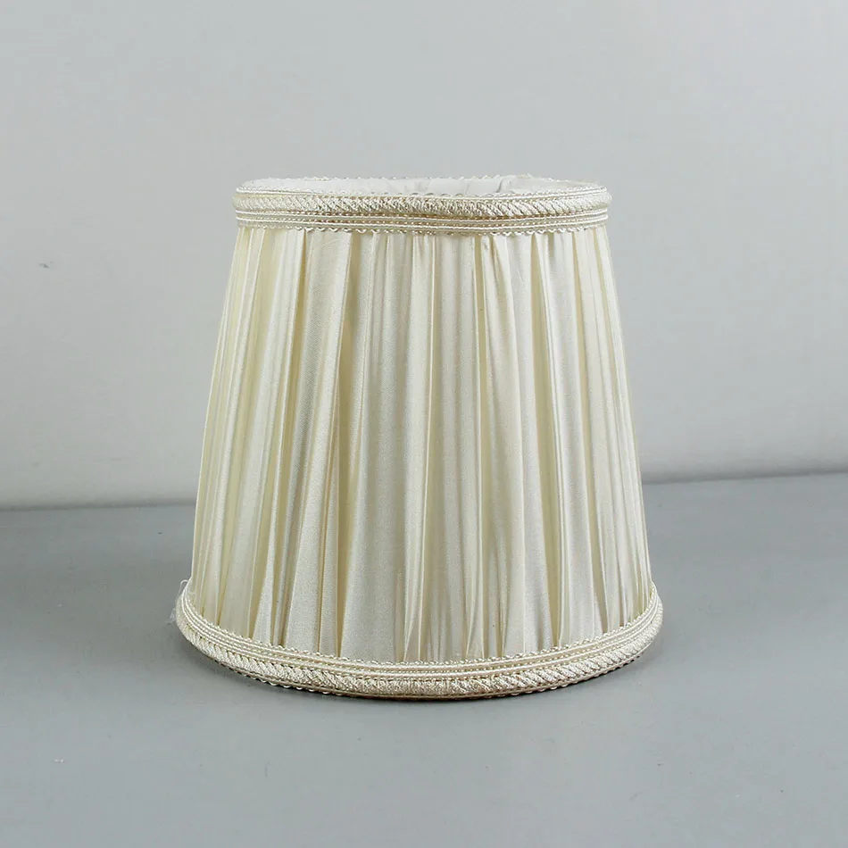 Высококачественные тканевые Абажуры для ламп белого цвета диаметром 15 5 см/6 1