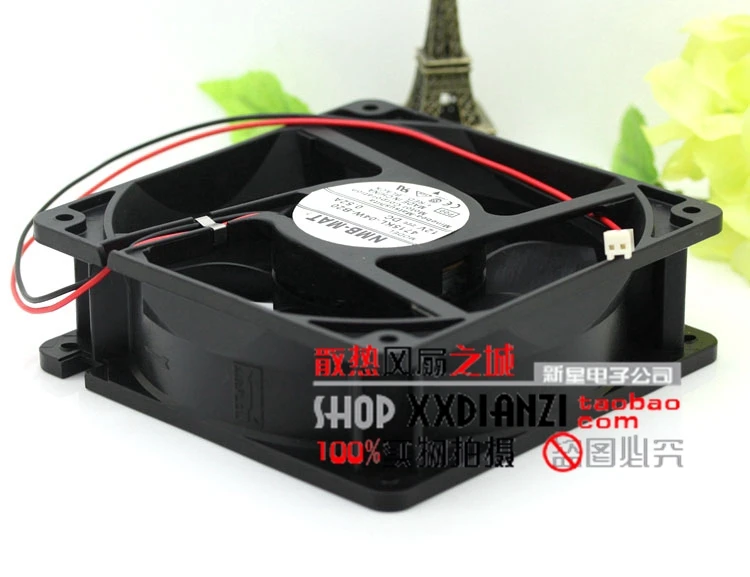 Оригинальный 4715KL 04W B20 12038 0.52A 12 В два провода большой объем воздуха Вентилятор