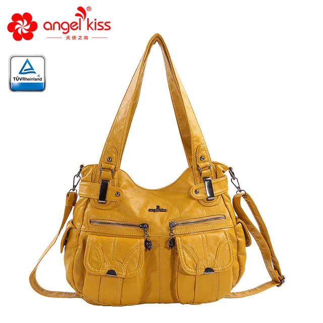 Angelkiss модная приятная на ощупь повседневная из искусственной кожи сумка тоут