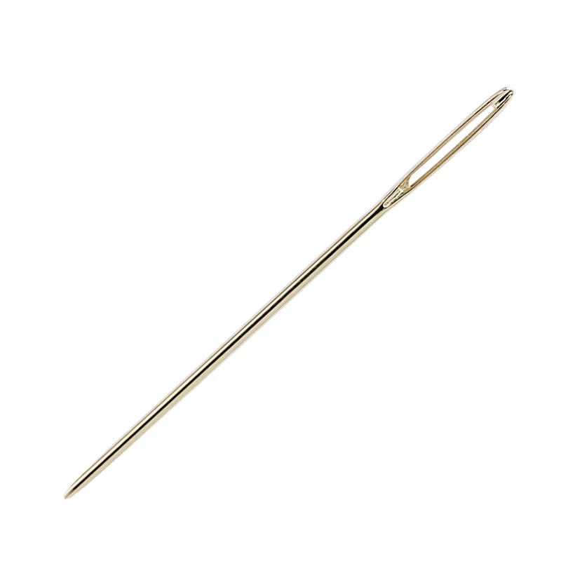 100PCS Gold-plated Needles Long Large Hole Sewing Stitching Knitting Embroidery Tools Hand DIY Needlework Home Crafft | Дом и сад