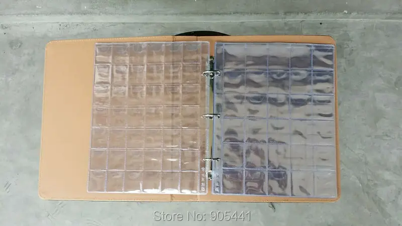 Новый держатель для монет бумажных банкнот пустой альбом без страниц черный