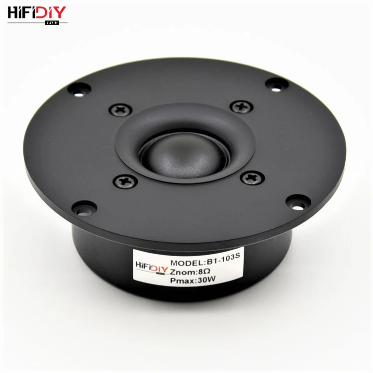 HIFIDIY LIVE hifi 4 дюймовый динамик черная шелковая мембрана 8 Ом 30 Вт пластик 103 мм