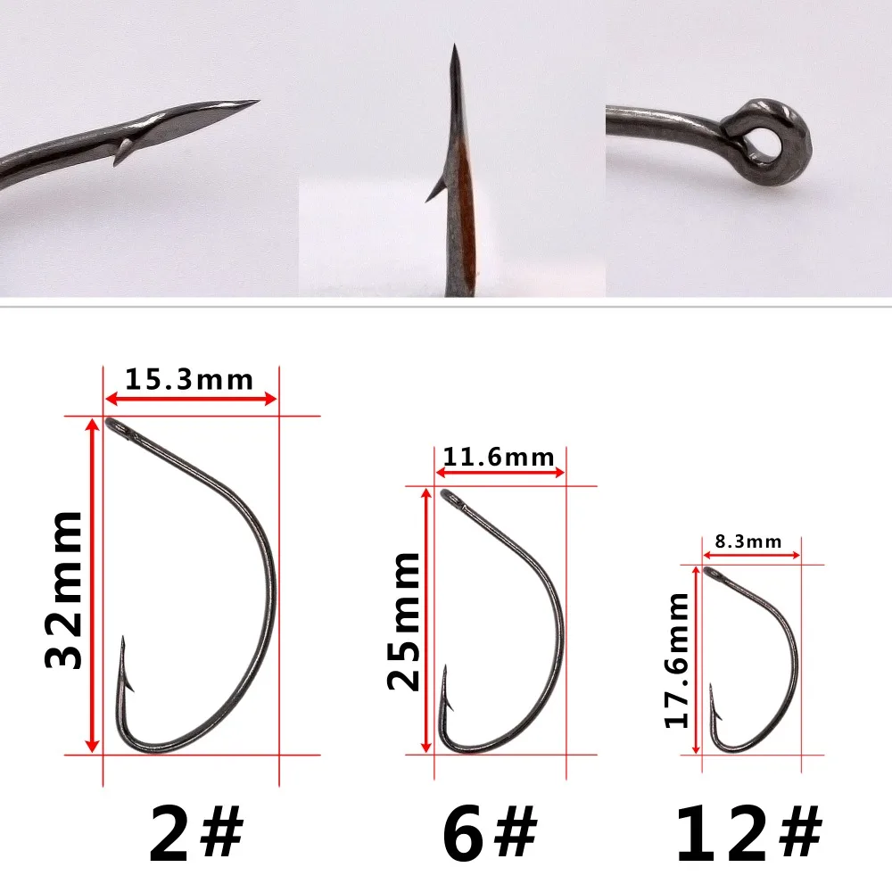 Время бренд WG Sharp Шот крючки для снаряжения 10 шт./упак. с высоким содержанием