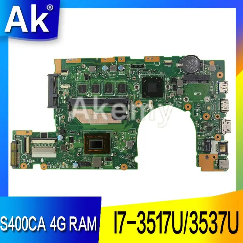AK S400CA материнская плата для ноутбука For Asus S500CA S400C S500C S400 S500 тестовая оригинальная