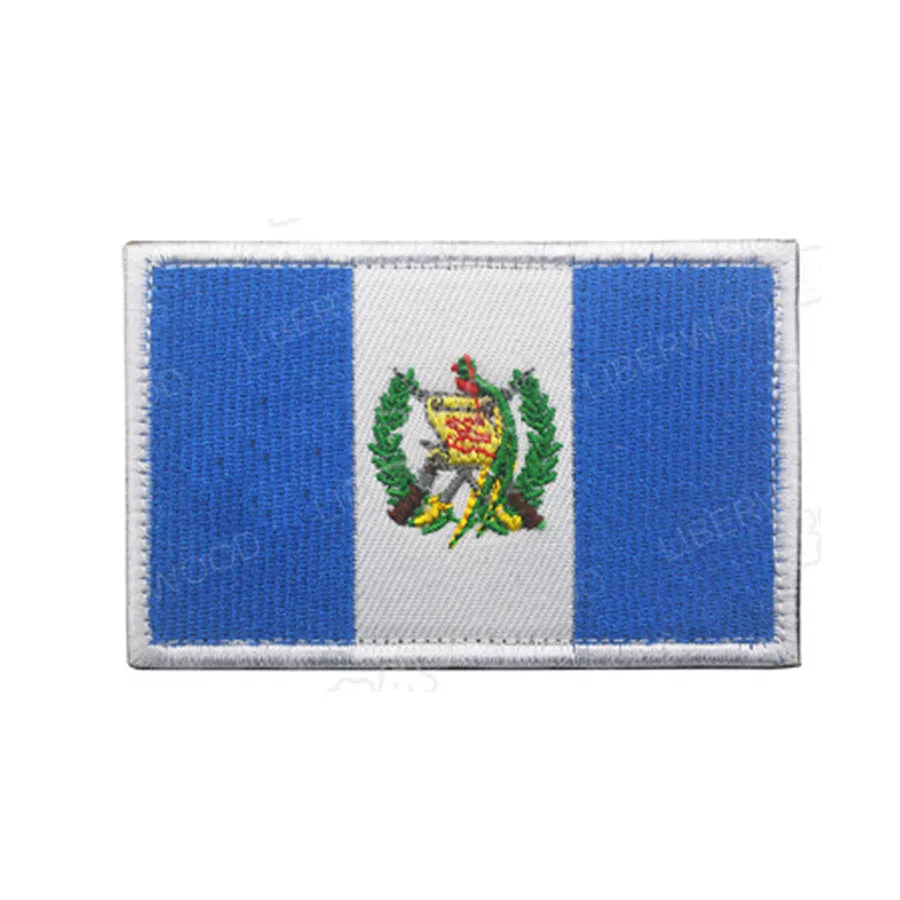 Guatemala Латунская, Латинская, латунская, национальная, тактическая эмблема, Заказная заплата, значок - Цвет: Guatemala
