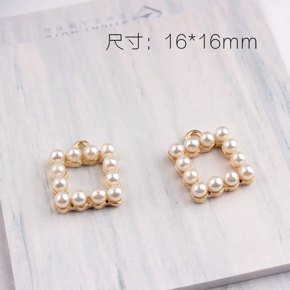 Подвеска сделай сам из металлического сплава подвеска с имитацией жемчуга в