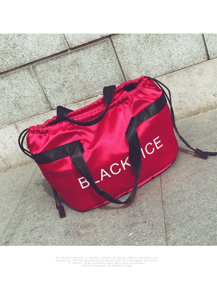 Письмо модный бренд Оксфорд Gym Bag для фитнес для женщин спортивная сумка чехол для мусора путешествия вещевой мешок женский