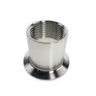 Переходники 12-2 дюйма (DN15-DN50) для водонагревателя, санитарная нержавеющая сталь, SS304, муфта с внутренней резьбой, тройной зажим