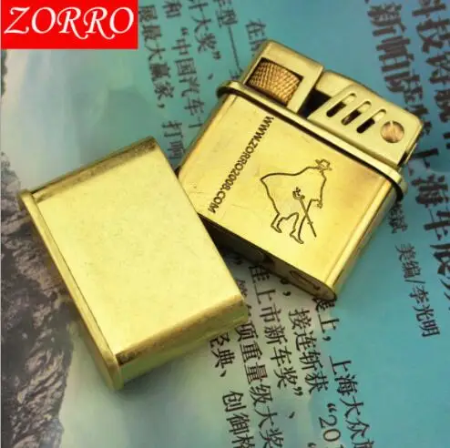 Зажигалки Zorro оригинальная керосиновая Зажигалка из чистой меди подарок для