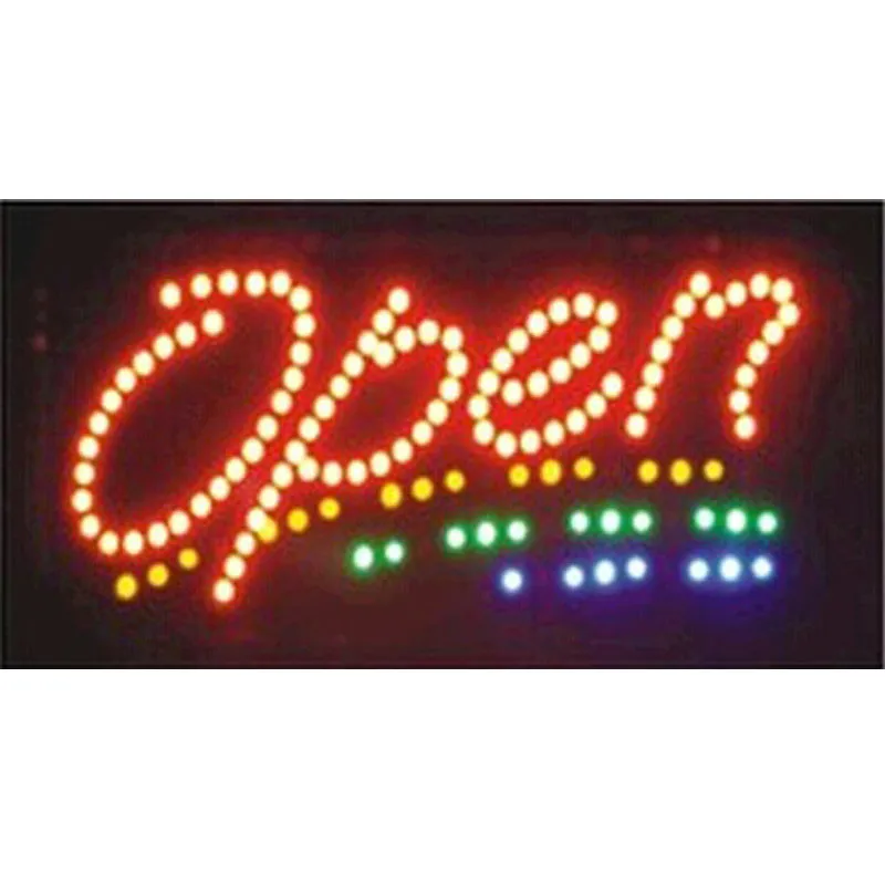 

2017 direct selling 10X19 inch indoor Animated Running led open sign