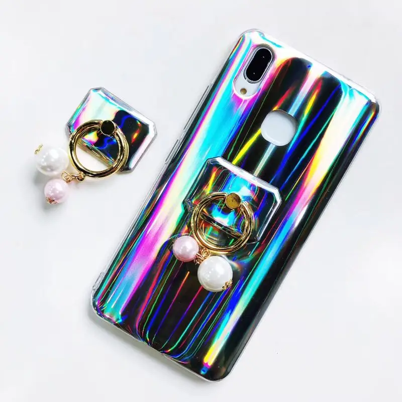 Чехол для телефона Samsung galaxy j2 j3 j4 j5 j6 j7 a3 a5 a6 a7 2017 2018 plus pro prime magical shining finger ring laser |