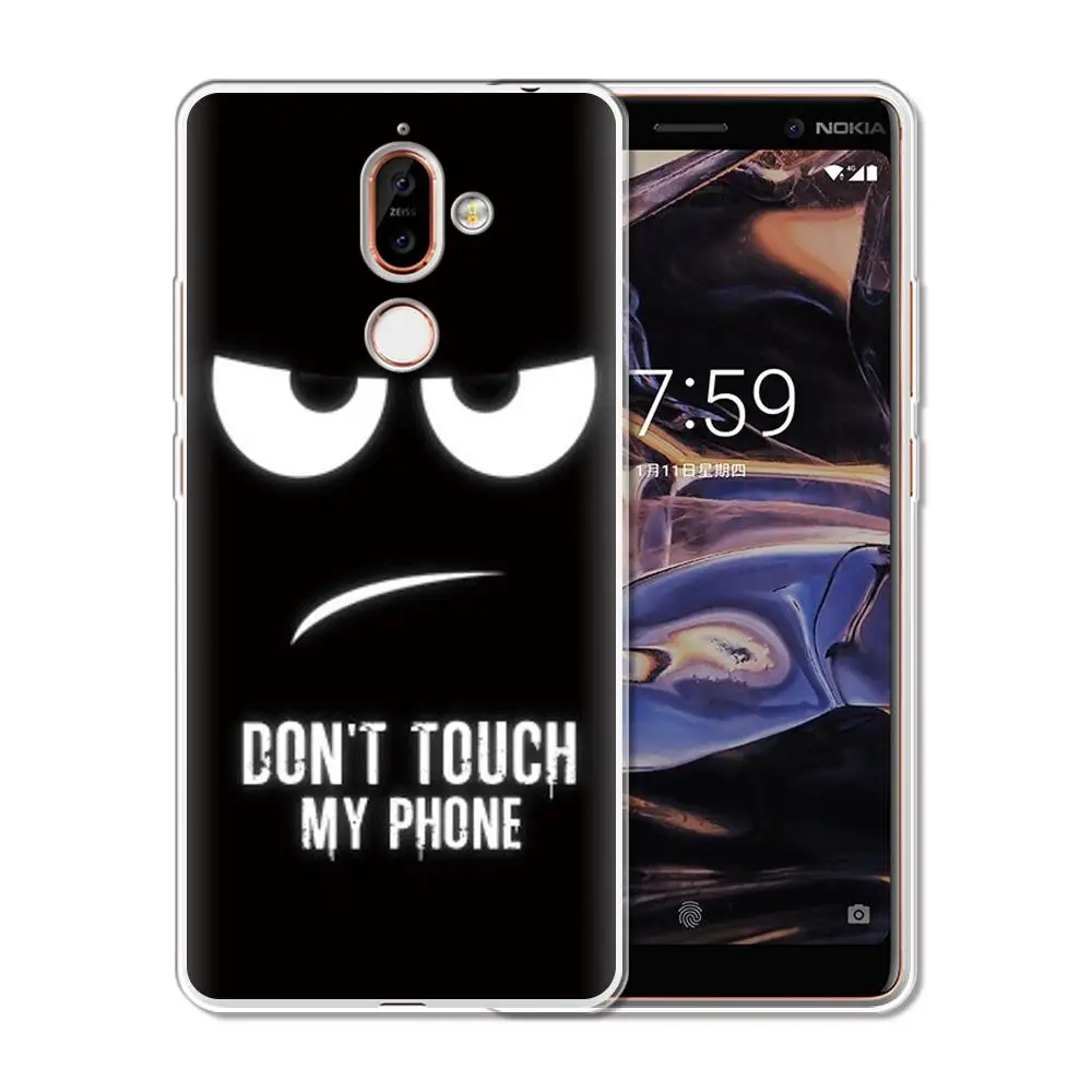 XNH13 Стильная футболка с изображением персонажей видеоигр чехол для Nokia для девочек 2, 3, 4, 5, 6, 7, Мягкая силиконовая задняя крышка для Nokia 2,1 2,2 3,1 3,2 4,2 5,1 6,1 7,1 плюс Чехол - Цвет: XNH13