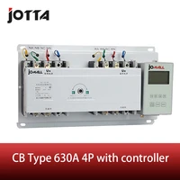 changeover switch 630a 4 poles 3 phase automatic transfer switch ats with english controller