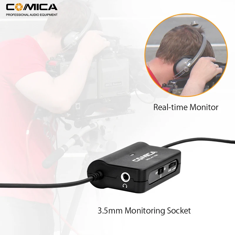 Comica CVM V05 всенаправленный клип на петличный отворот микрофон для Canon Nikon Fuji камеры