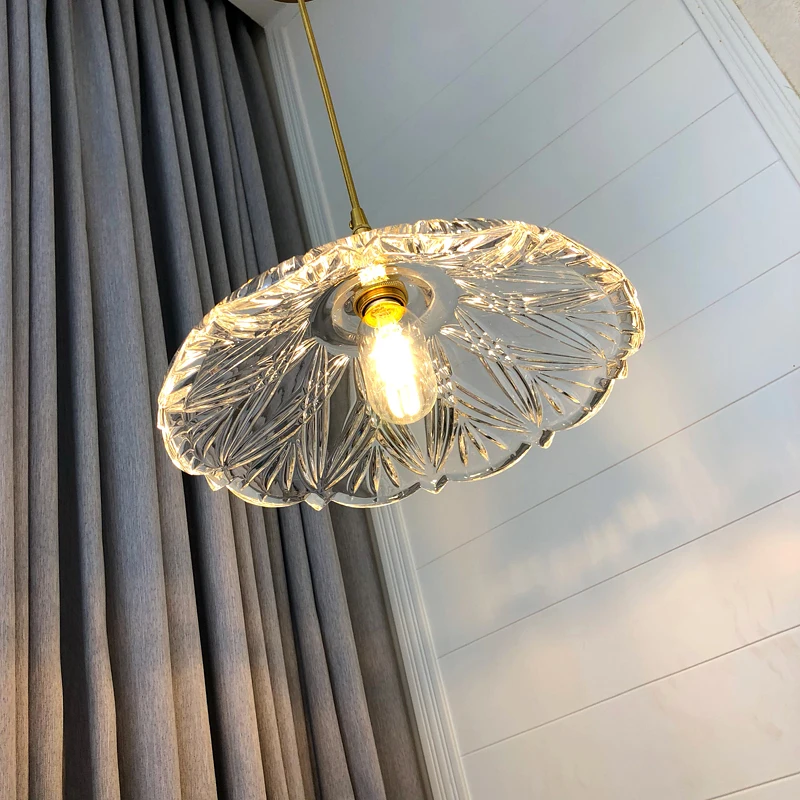 1 шт. стеклянное кухонное Освещение E27 Лофт винтажное античное стекло абажур