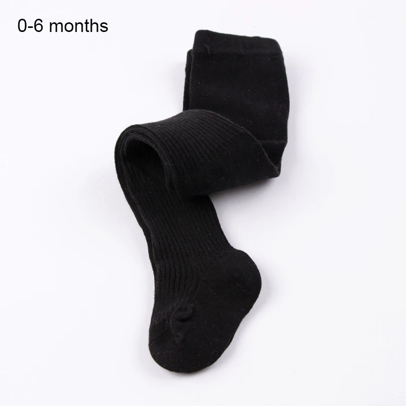 0-6M black Высокое качество; сезон осень-зима; теплые детские колготки; колготки для девочек и мальчиков; колготки для новорожденных; детская одежда - Цвет: 0-6M black