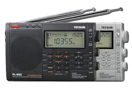 TECSUN PL 660 радио PLL SSB VHF AIR Band радиоприемник FM/MW/SW/LW с двойным преобразованием PL660|tecsun
