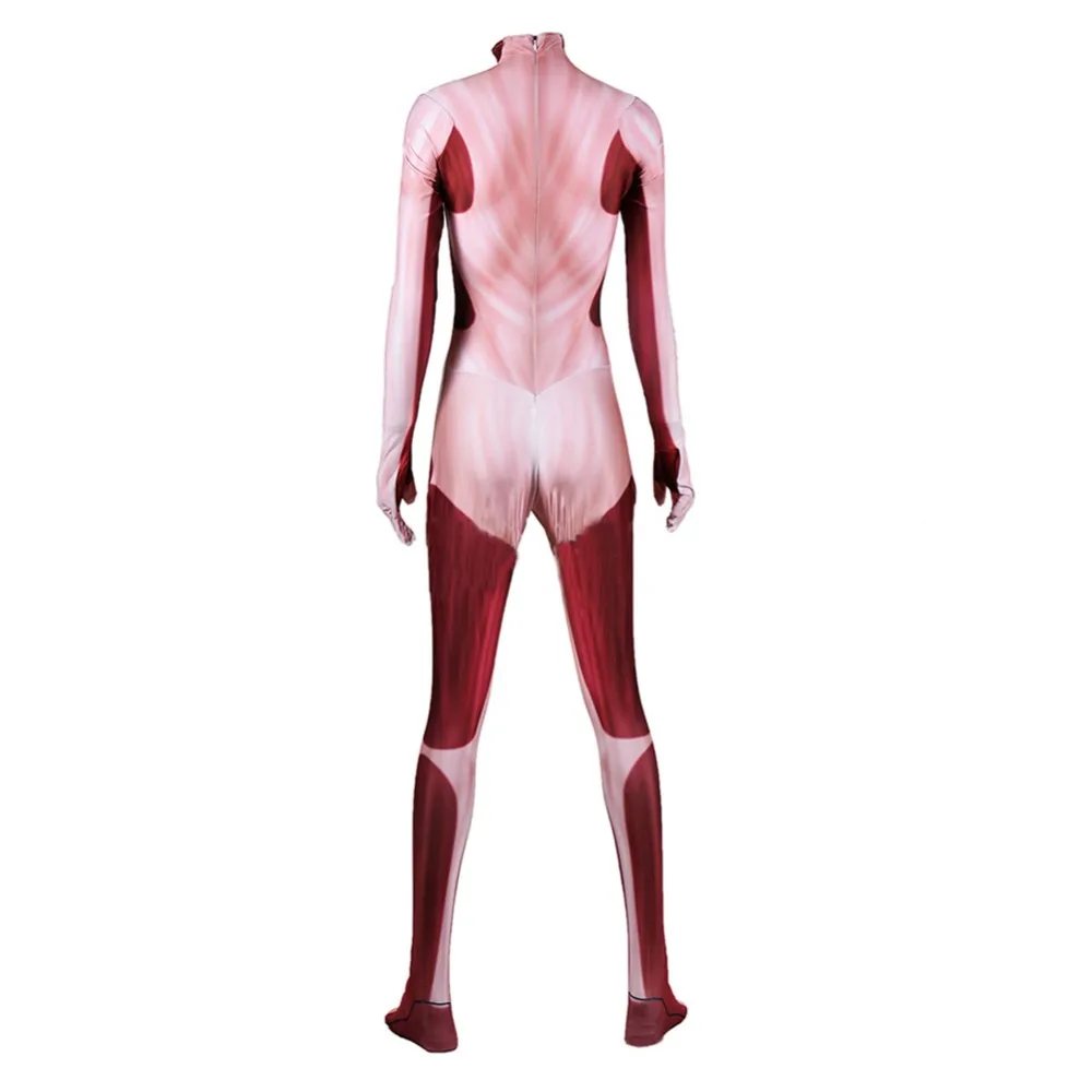 Attack on Titan Leonhardt Female Bodysuit Cosplay Costumes 3D Print Halloween Zentai Catsuit Lycra Woman Girls Ladys Bodys |