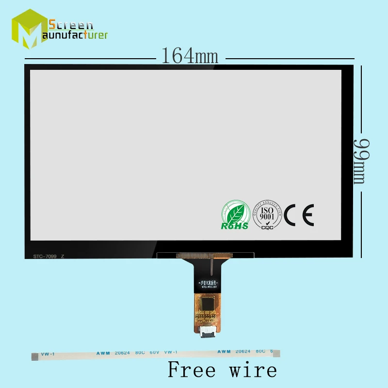 7 Дюймов 165 мм * 100 Высокая совместимость Raspberry Pi tablet PC навигации емкостный