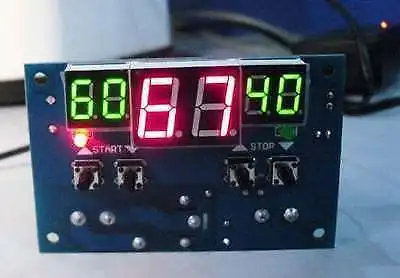 DC 12V светодиодный интеллектуальный цифровой дисплей термостат регулятор