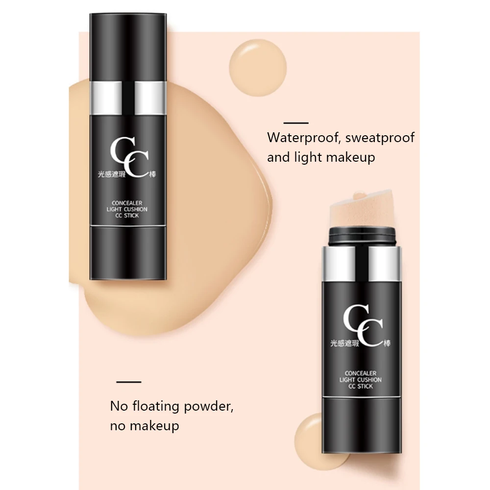 Face Natural Air Cushion Moisturizing Makeup Cover Up Whitening Concealer Stick Brighten Skin Color |