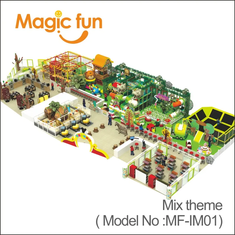 Фото MAGIC FUN коммерческое оборудование для парка развлечений, детская крытая игровая площадка №2