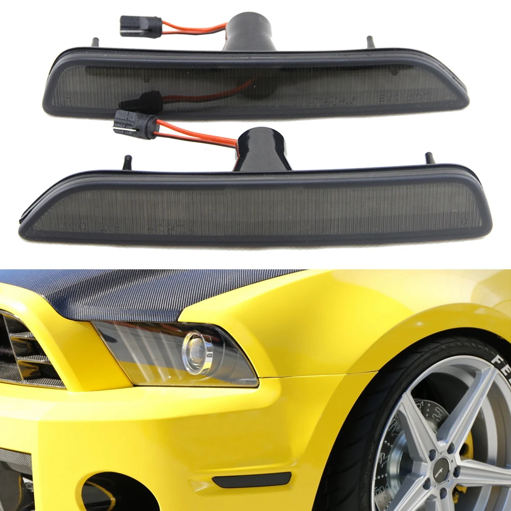 Высокомощные янтарные/желтые светодиодные Передние боковые габаритные огни 27 SMD