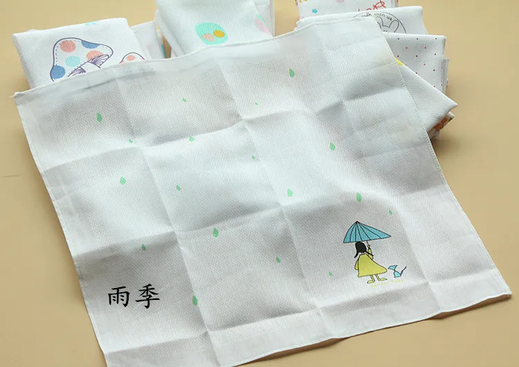 Специальное предложение, детское натуральный хлопок eco-friendly kidscartoon платок замечательный 10 платками подарочный набор рождественский подарок для мальчиков и девочек